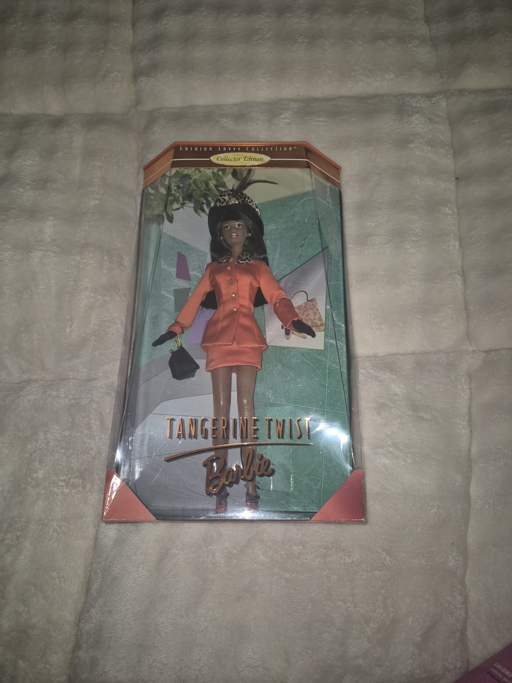 Barbie Tangerine Twist Barbie in Orange Outfit with Black Accessories